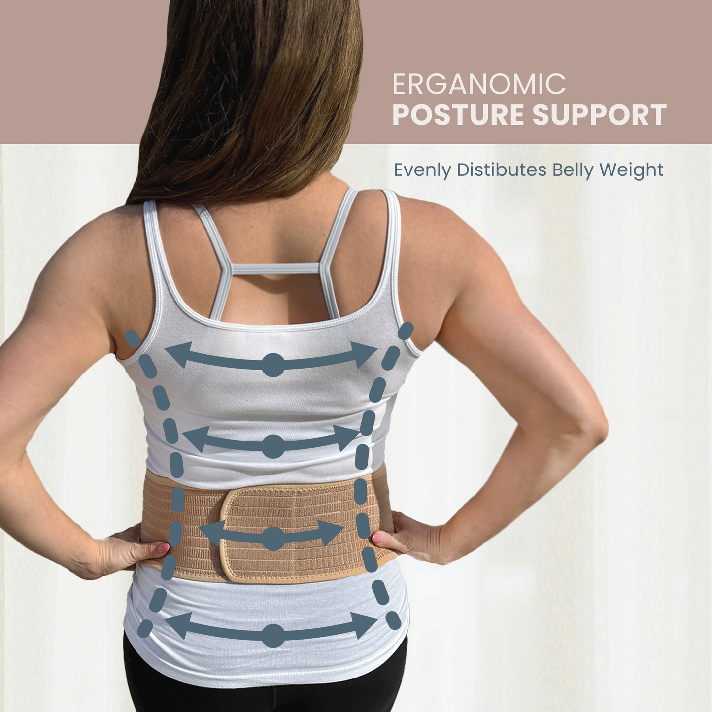 Soft & Breathable Pregnancy Belt - TAB Maternity Support Band